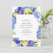 ブルーパープル&イエローフローライベント 招待状 (スタンド正面)