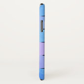 ブルーパープル&ピンクサークルモノグラム Case-Mate iPhoneケース (裏面/右)