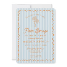 ブルーパームスプリングスパステルビーチ独身最後の夜