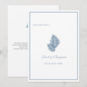 ブルーパームフラット セーブザデートカード (正面/裏面)