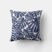 ブルーパーム葉 クッション (裏面)