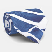 ブルーパーム葉 ネクタイ (ロール)