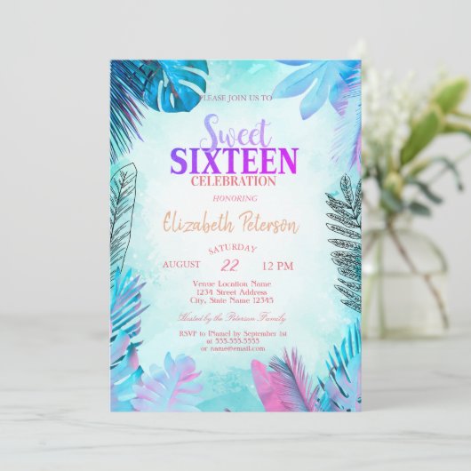 ブルーパーム離れズサマースウィート16 招待状 (スタンド正面)