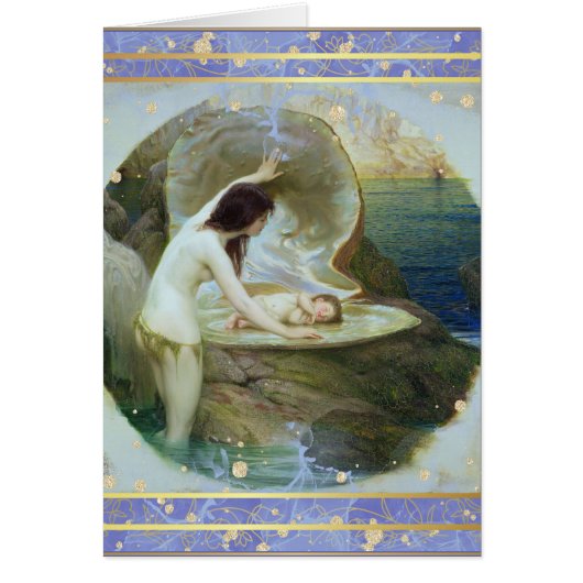 ブルーパールおめでとうございます新生児 (正面)