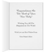 ブルーパールおめでとうございます新生児 (内側 (右))