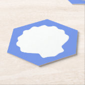 ブルーパール紙コースター ペーパーコースター (アングル)