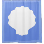 ブルーパール シャワーカーテン (正面)