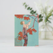 ブルーパ熱狂するロットバイジョージバービエ ポストカード (スタンド正面)