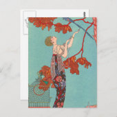 ブルーパ熱狂するロットバイジョージバービエ ポストカード (正面/裏面)