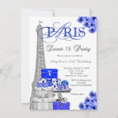 ブルーパ王室のリスウィート16パーティー 招待状 (正面)