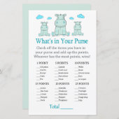 ブルーヒッポあなたの財布ゲームの中に何がある (正面/裏面)