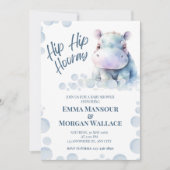 ブルーヒッポベビーシャワー シーズンカード (正面)