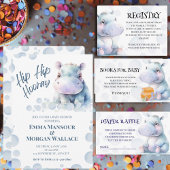 ブルーヒッポベビーシャワー シーズンカード