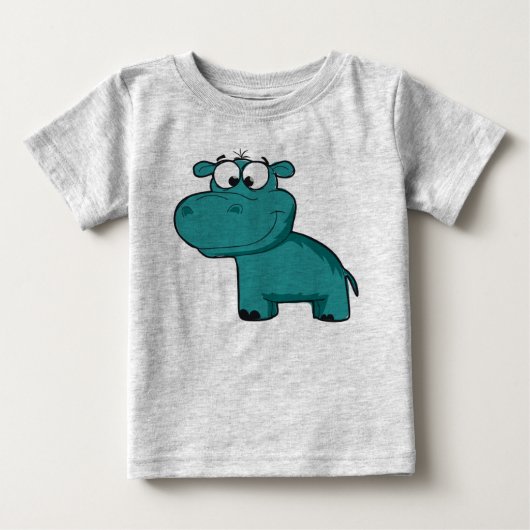 ブルーヒッポ ベビーTシャツ (正面)
