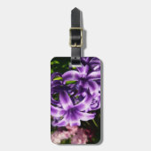 ブルーヒヤシンスI春フローラ ラゲッジタグ (正面縦)