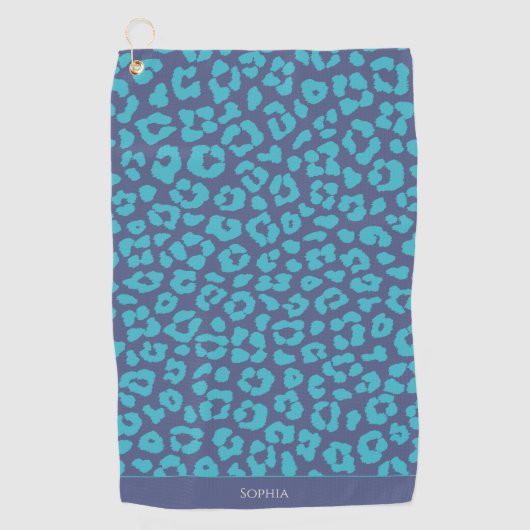 ブルーヒョウ印刷 ゴルフタオル (正面)