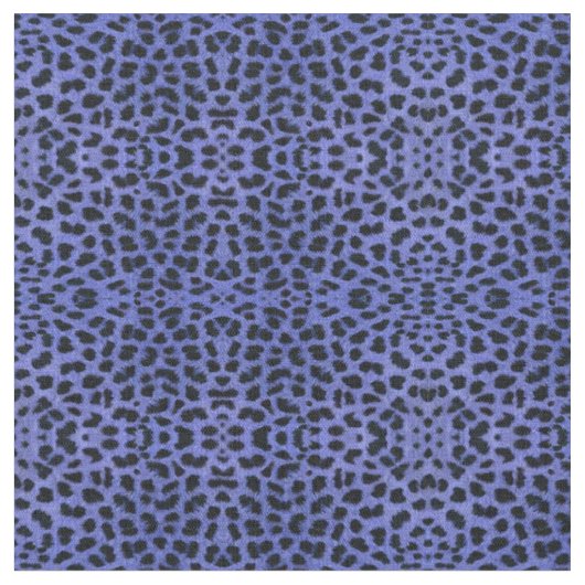 ブルーヒョウ印刷 ファブリック (クローズアップ)
