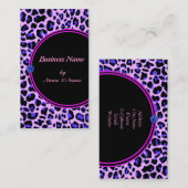 ブルーヒョウ印刷 名刺 (正面/裏面)