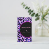 ブルーヒョウ印刷 名刺 (スタンド正面)