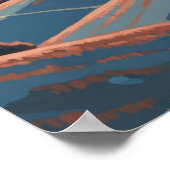 ブルーヒルウォールアート ポスター (角)