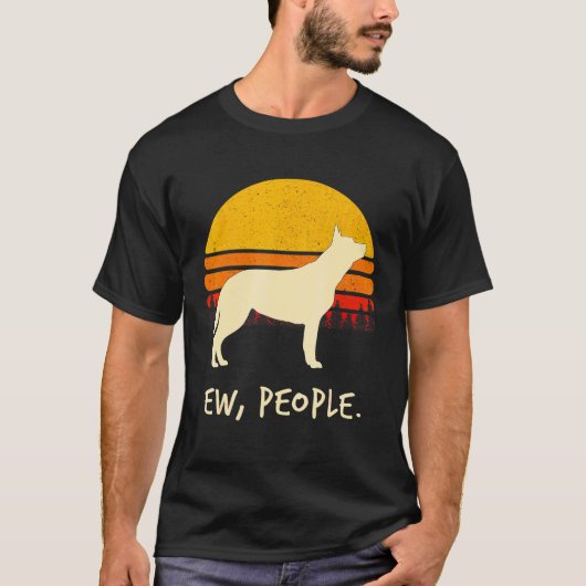 ブルーヒーラーとレッドヒーラーの牛飼い犬 Tシャツ (正面)