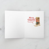 ブルーヒーラーの冬のシーンカード シーズンカード (内部)