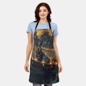 ブルーヒーラークリスマスフェスティバル航海 エプロン (着用した状態)