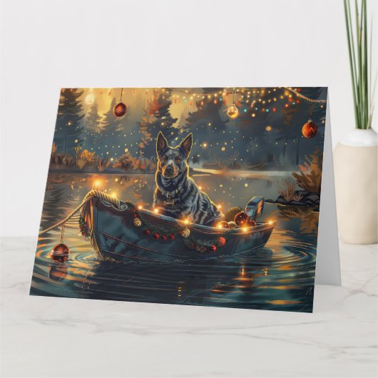 ブルーヒーラークリスマスフェスティバル航海 カード (正面)