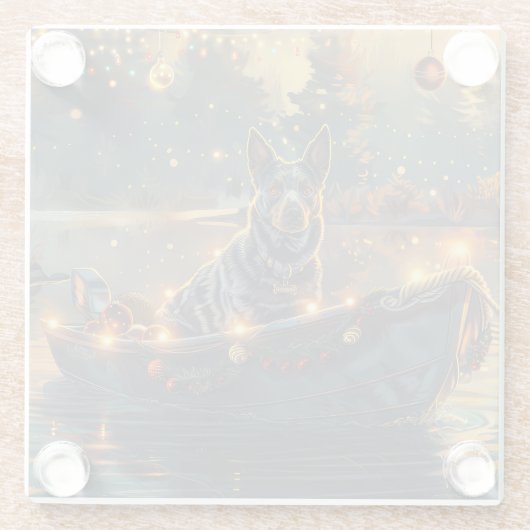 ブルーヒーラークリスマスフェスティバル航海 ガラスコースター (裏面)