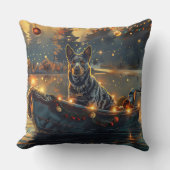 ブルーヒーラークリスマスフェスティバル航海 クッション (正面)