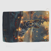 ブルーヒーラークリスマスフェスティバル航海 ゴルフタオル (横)