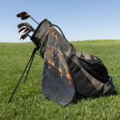 ブルーヒーラークリスマスフェスティバル航海 ゴルフタオル (グリーン)