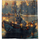 ブルーヒーラークリスマスフェスティバル航海 シャワーカーテン (正面)