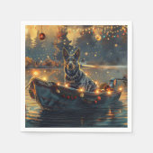 ブルーヒーラークリスマスフェスティバル航海 スタンダードカクテルナプキン (正面)