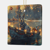 ブルーヒーラークリスマスフェスティバル航海 セラミックオーナメント (左)