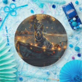 ブルーヒーラークリスマスフェスティバル航海 ペーパープレート (パーティー)