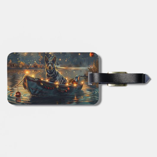 ブルーヒーラークリスマスフェスティバル航海 ラゲッジタグ (裏面横)