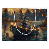 ブルーヒーラークリスマスフェスティバル航海 ラージペーパーバッグ (裏面)