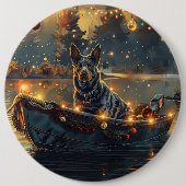 ブルーヒーラークリスマスフェスティバル航海 缶バッジ (正面)