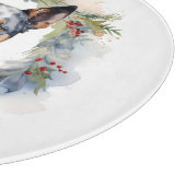 ブルーヒーラークリスマスリースフェスティバルカップ カッティングボード (角)