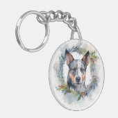 ブルーヒーラークリスマスリースフェスティバルカップ キーホルダー (正面左)