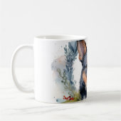 ブルーヒーラークリスマスリースフェスティバルカップ コーヒーマグカップ (左)