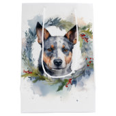 ブルーヒーラークリスマスリースフェスティバルカップ ミディアムペーパーバッグ (裏面)