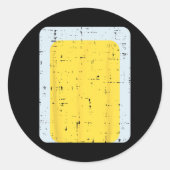 ブルーヒーラーコスチューム犬ハロウィーン最後の瞬間の男性 ラウンドシール (正面)