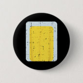 ブルーヒーラーコスチューム犬ハロウィーン最後の瞬間の男性 缶バッジ (正面)