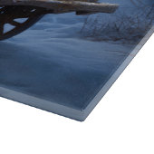 ブルーヒーラースノウィースリークリスマスデコール カッティングボード (角)