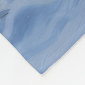 ブルーヒーラースノウィースリークリスマスデコール フリースブランケット (角)