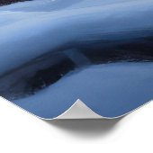 ブルーヒーラースノウィースリークリスマスデコール ポスター (角)