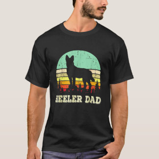 ブルーヒーラードッグパパオーストラリア牛愛犬家F Tシャツ