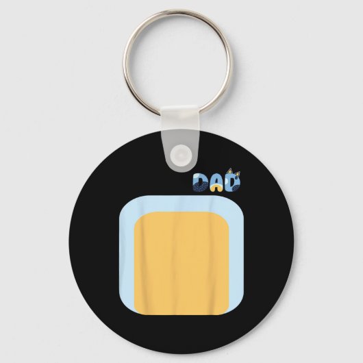 ブルーヒーラードッグパパマッチングファミリーコスチュームDiy H キーホルダー (正面)